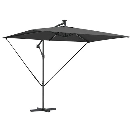 Parasoll Antracit 294 x 200 x 270 cm Polyester och aluminium