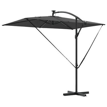 Parasoll Antracit 294 x 200 x 270 cm Polyester och aluminium