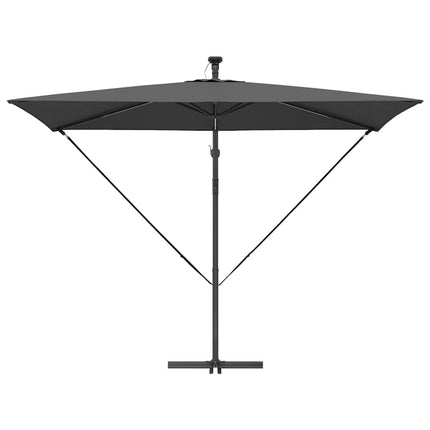 Parasoll Antracit 294 x 200 x 270 cm Polyester och aluminium