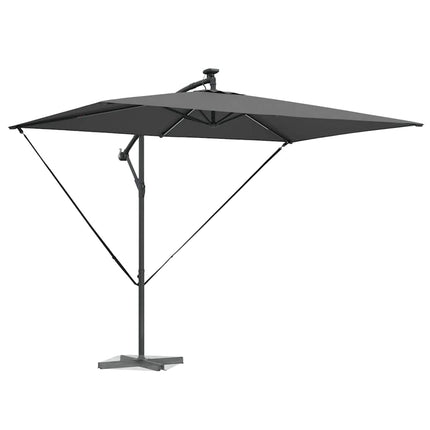 Parasoll Antracit 294 x 200 x 270 cm Polyester och aluminium
