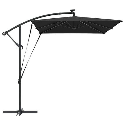 Parasoll Svart 294 x 200 x 270 cm Polyester och aluminium