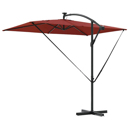 Parasoll Terracotta 294 x 200 x 270 cm Polyester och aluminium
