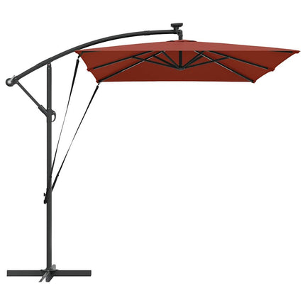Parasoll Terracotta 294 x 200 x 270 cm Polyester och aluminium