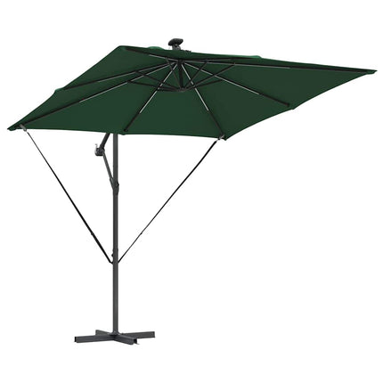 Parasoll Grön 249 x 249 x 250 cm Polyester och aluminium
