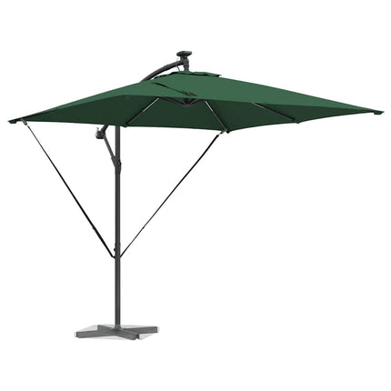 Parasoll Grön 249 x 249 x 250 cm Polyester och aluminium