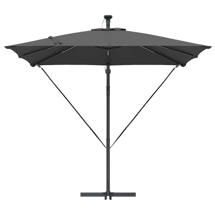 Parasoll Antracit 249 x 249 x 250 cm Polyester och aluminium
