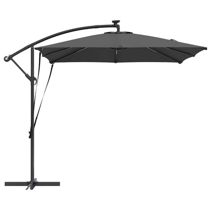 Parasoll Antracit 249 x 249 x 250 cm Polyester och aluminium