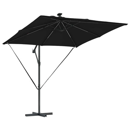 Parasoll Svart 249 x 249 x 250 cm Polyester och aluminium