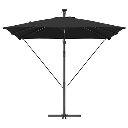 Parasoll Svart 249 x 249 x 250 cm Polyester och aluminium