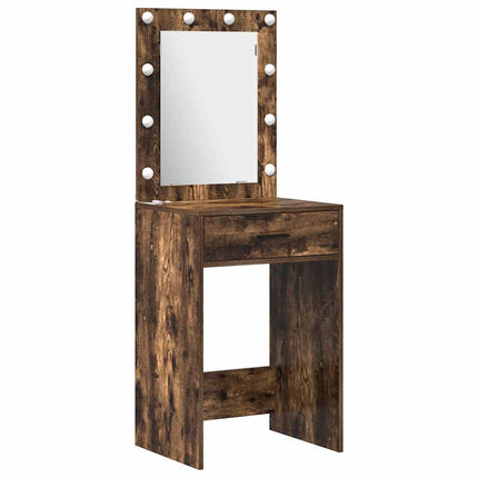Smyckebord 3 st Brun 40 x 41 x 135 cm Konstruerat trä