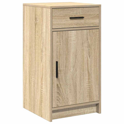 Smyckebord med spegelbelysning 2 pcs Brun Konstruerat trä