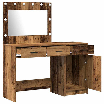 Smyckebord 2 st Brun 40 x 41 x 75 cm Konstruerat trä