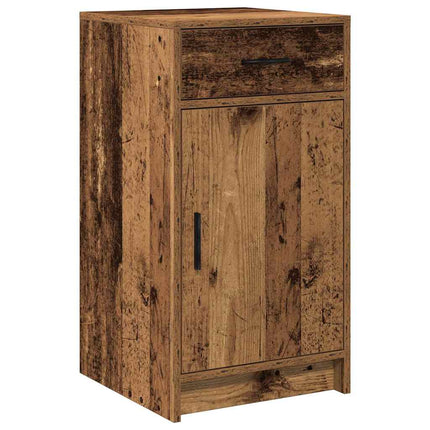 Smyckebord med spegelbelysning 2 pcs Brun Konstruerat trä