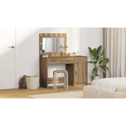 Smyckebord 2 st Brun 40 x 41 x 75 cm Konstruerat trä