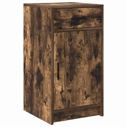 Smyckebord med låda 2 pcs Brun 50 x 41 x 135 cm Konstruerat trä