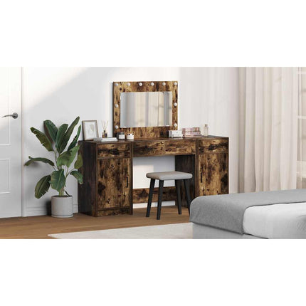 Smyckebord 3 st Brun 78,5 x 41 x 135 cm Konstruerat trä