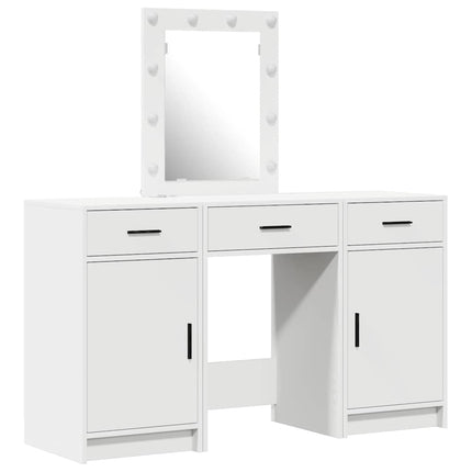 Smyckebord Vit 50 x 41 x 135 cm Konstruerat trä