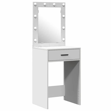 Smyckebord Vit 50 x 41 x 135 cm Konstruerat trä