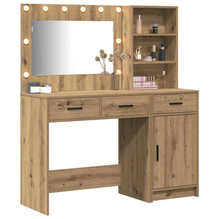 Smyckebord 2 st Brun 78,5 x 41 x 135 cm Konstruerat trä