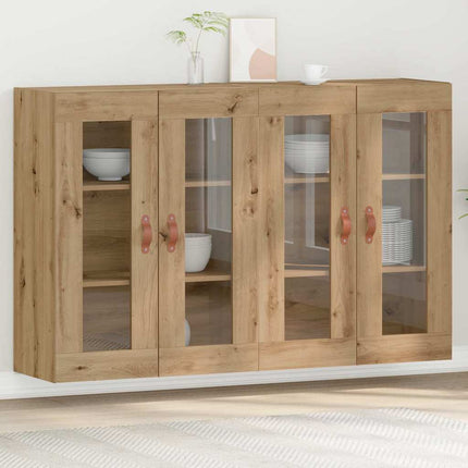 Väggskåp 2 pcs Artisan Ek 69,5 x 34 x 90 cm Konstruerat trä