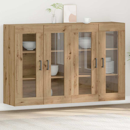 Väggskåp 2 pcs Artisan Ek 69,5 x 34 x 90 cm Konstruerat trä