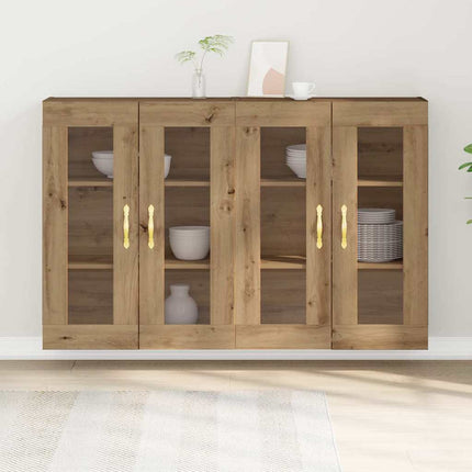 Väggskåp 2 pcs Artisan Ek 69,5 x 34 x 90 cm Konstruerat trä