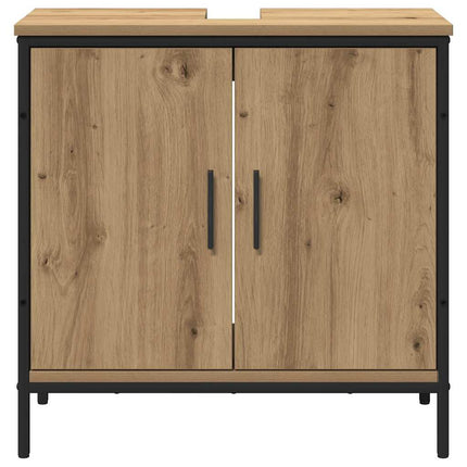 Badrumsmöbelset 2 st Brun 60 x 30 x 60 cm Konstruerat trä