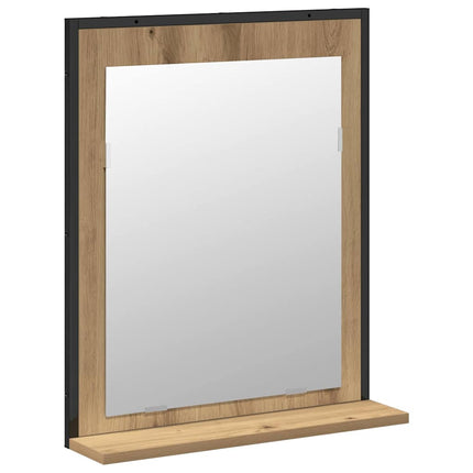 Badrumsmöbelset 2 st Brun 60 x 33 x 60 cm Konstruerat trä