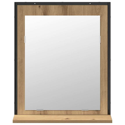 Badrumsmöbelset 2 st Brun 60 x 33 x 60 cm Konstruerat trä
