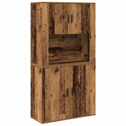 Skåp Gammalt trä 80 x 33 x 150 cm Konstruerat trä
