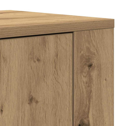 Högskåp artisan ek 80 x 33 x 150 cm Konstruerat trä