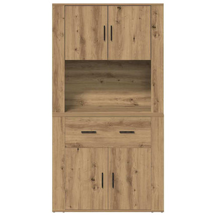 Högskåp artisan ek 80 x 33 x 150 cm Konstruerat trä