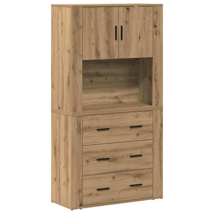 Skåp Artisan Ek 80 x 33 x 150 cm Konstruerat trä