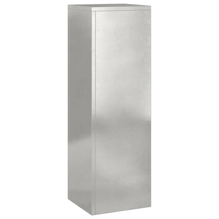 Växtställ 2 pcs Silver 24 x 24 x 75 cm Rostfritt stål