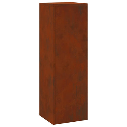Växtställ 2 pcs Rostig 24 x 24 x 75 cm Väderbeständig stål