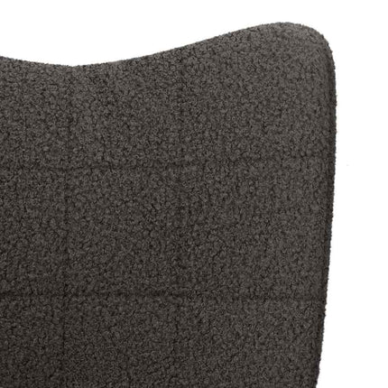 fåtölj Mörkgrå 62 x 67 x 95,5 cm Sherpa tyg