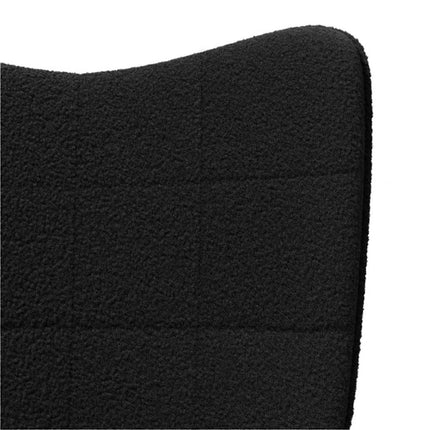 fåtölj Svart 62 x 67 x 95,5 cm Sherpa tyg