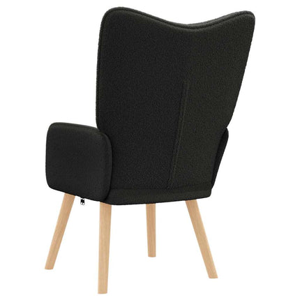 fåtölj Svart 62 x 67 x 95,5 cm Sherpa tyg