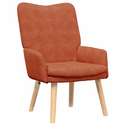 fåtölj Röd orange 63 x 67 x 94 cm tyg