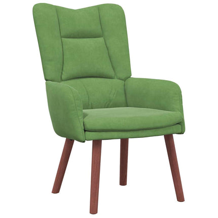 fåtölj Ljusgrön 63 x 67 x 94 cm Sammet