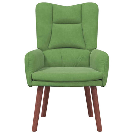 fåtölj Ljusgrön 63 x 67 x 94 cm Sammet