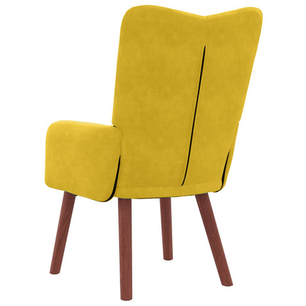 fåtölj Gul 63 x 67 x 94 cm Sammet
