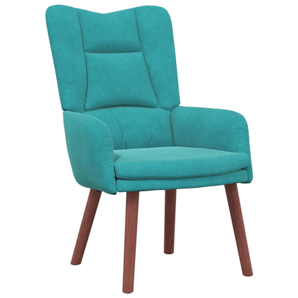 fåtölj Turkos 63 x 67 x 94 cm Sammet