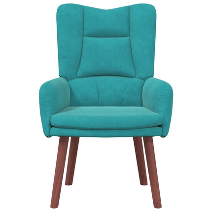 fåtölj Turkos 63 x 67 x 94 cm Sammet
