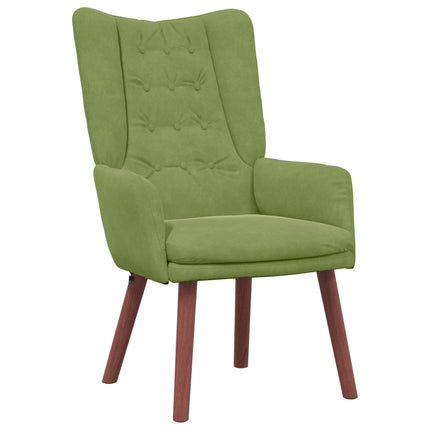 fåtölj Ljusgrön 63 x 67 x 94 cm Sammet