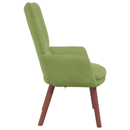 fåtölj Ljusgrön 63 x 67 x 94 cm Sammet