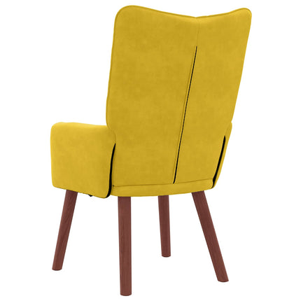 fåtölj Gul 63 x 67 x 94 cm Sammet