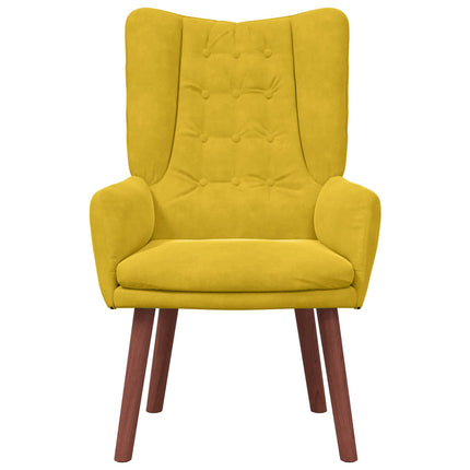 fåtölj Gul 63 x 67 x 94 cm Sammet