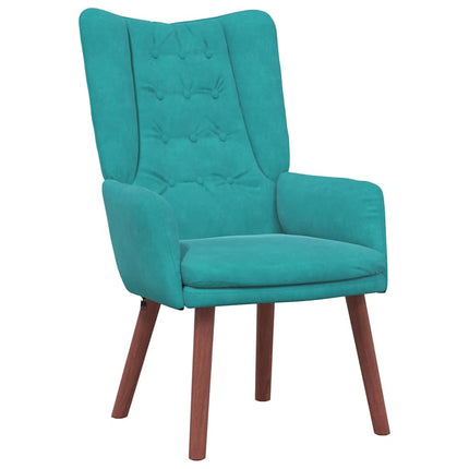 fåtölj Turkos 63 x 67 x 94 cm Sammet