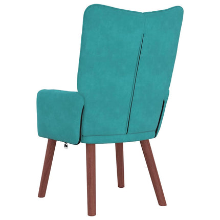 fåtölj Turkos 63 x 67 x 94 cm Sammet
